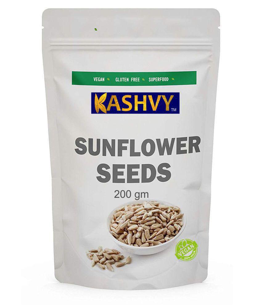 Kashvy salted & Roasted Sunflower Seeds 200 gm Unflavoured