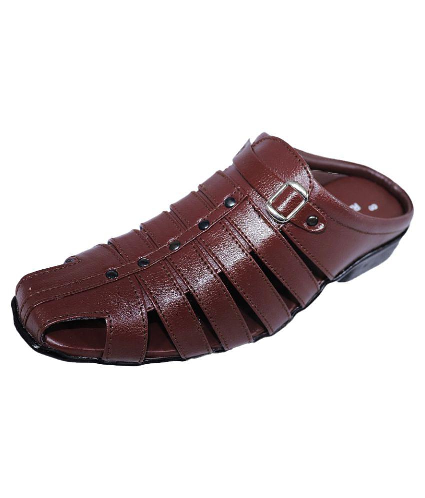 Top Men RAGE GAZE - Brown  Men's Sandals - 6 2025 at ShopCircuit | ONDC