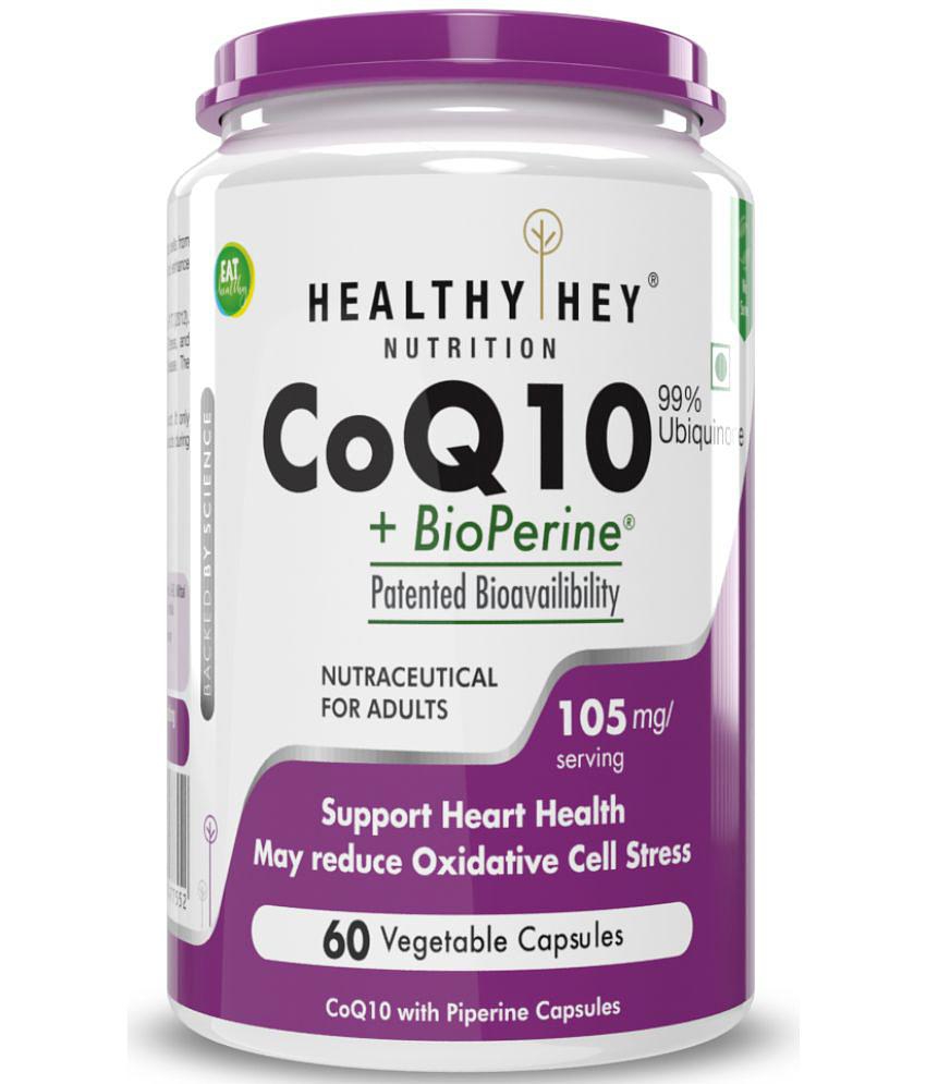 HEALTHYHEY NUTRITION CoQ10 - 60 Veg Capsules 105 mg Capsule