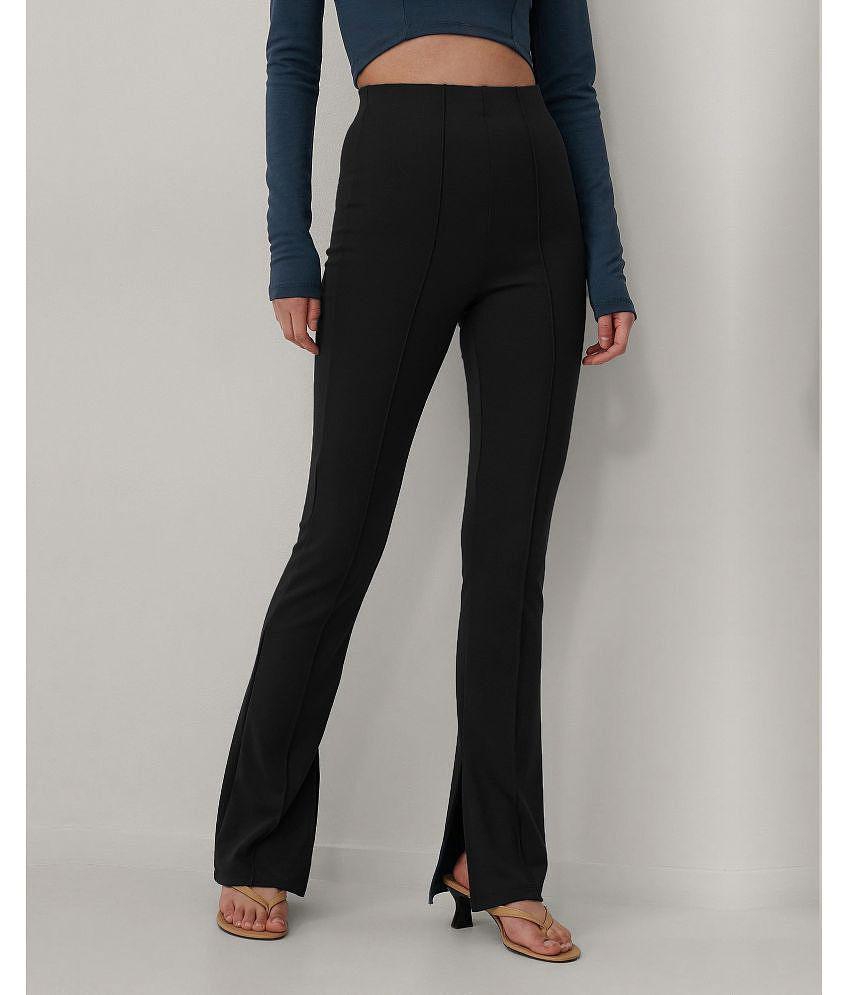 Premium Men Addyvero - Black Cotton Blend Regular Women's Slit Pants ( Pack of 1 ) - None 2025 a
