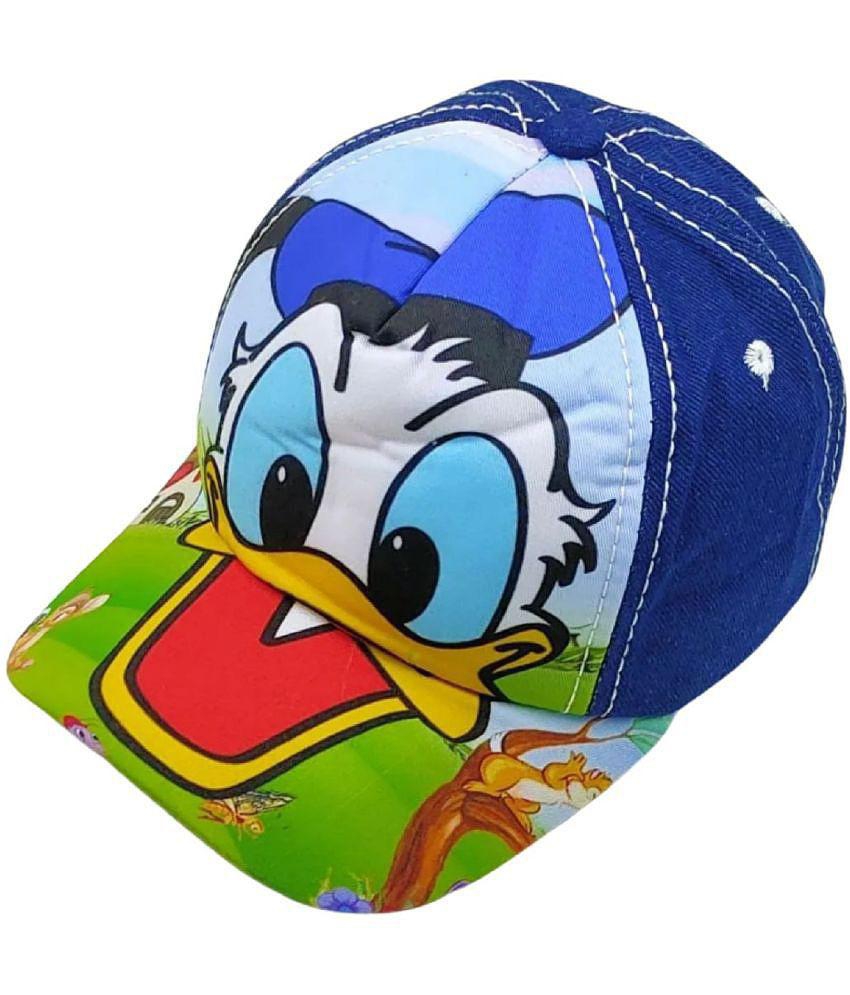 Latest Men Zacharias Girl's Kids Cotton Cap kc-17-Blue (Pack of 1) (1-4 Years) - None 2025 at Sh