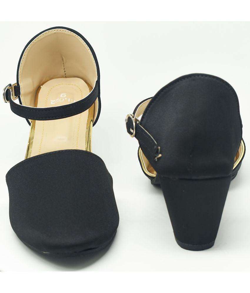 Dream Makers - Black Women's Sandal Heels - None