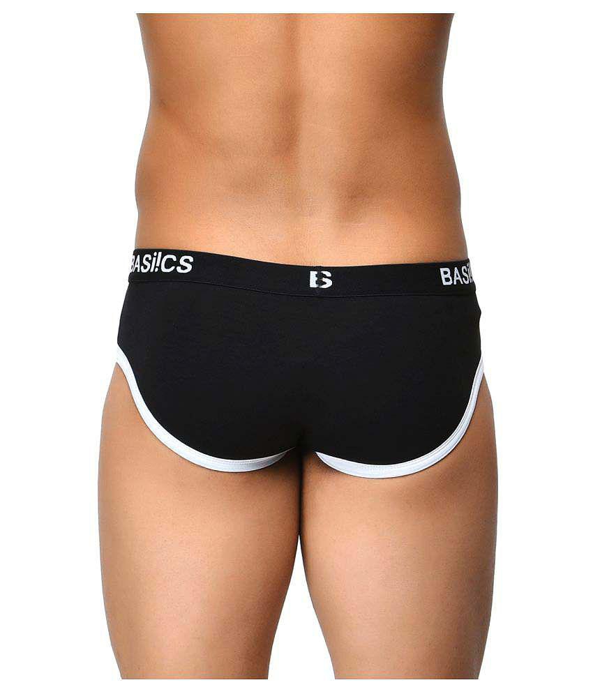 Trendy Men BASIICS By La Intimo - Black Cotton Men's Briefs ( Pack of 2 ) - L 2025 at ShopCircui