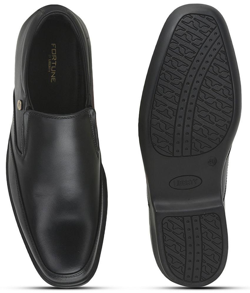 Latest Men Liberty - Black Mens Slip On Formal Shoes - None 2025 at ShopCircuit | ONDC