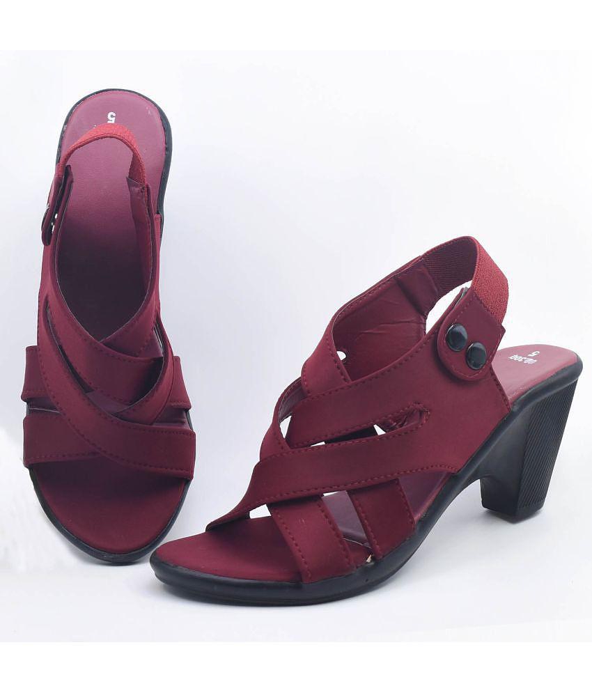 Dream Makers - Red Women''s Sandal Heels - None