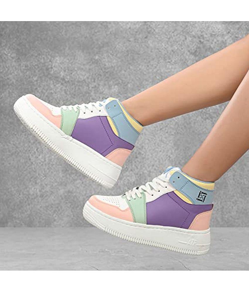 layasa White Womens Sneakers - None