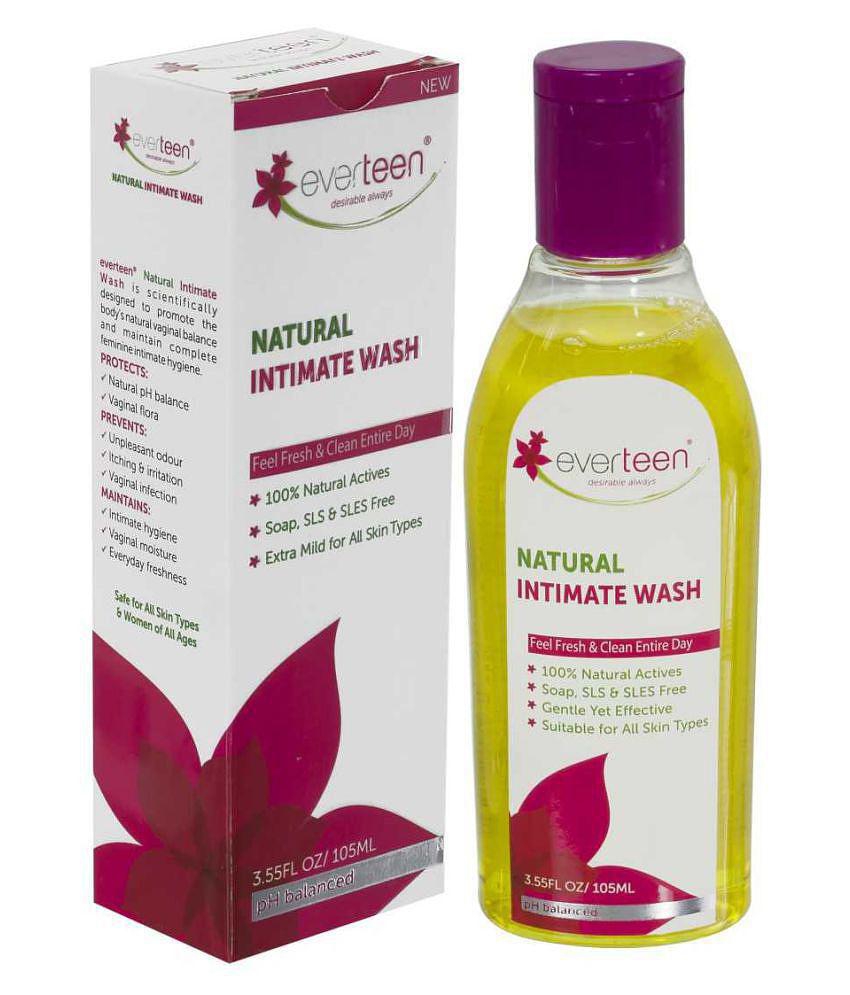 everteen Natural Intimate Wash for Feminine Hygiene in Women - 2 Packs (210ml Each)