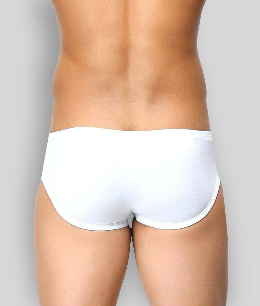 Chic Men BASIICS By La Intimo - Turquoise 100% Cotton Mens Briefs ( Pack of 3 ) - M 2025 at Shop