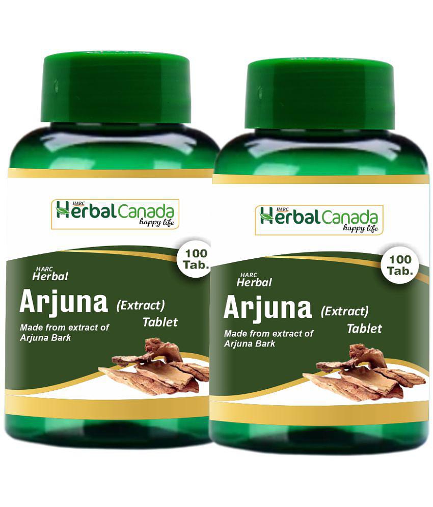 Herbal Canada Arjuna(100Tab) + Arjuna(100Tab) Tablet 200 no.s Pack Of 2