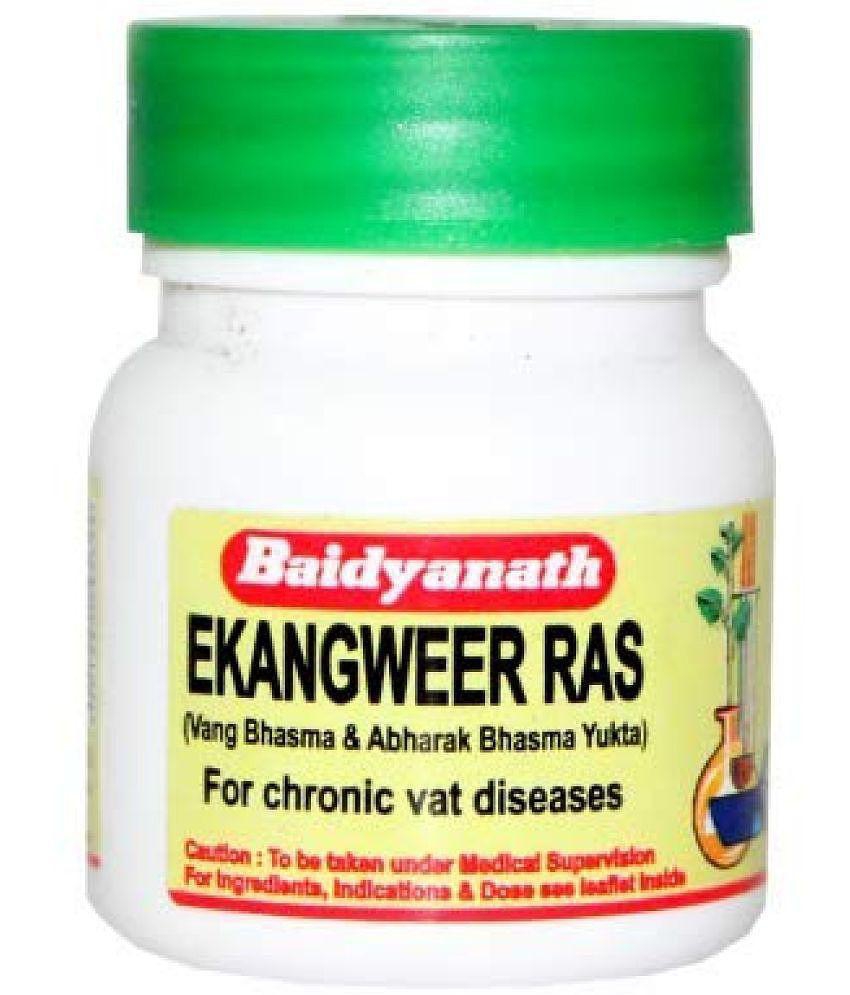 Baidyanath Ekangweer Ras, Pain Relief, 40 Tablets (Pack of 2)