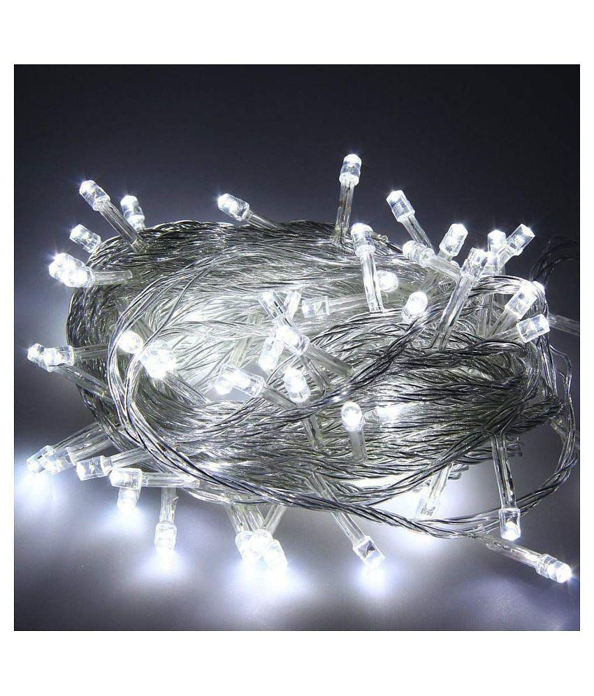 MIRADH 15Mtr 50 Pixel Led Diwali Christmas String Lights - Off-White