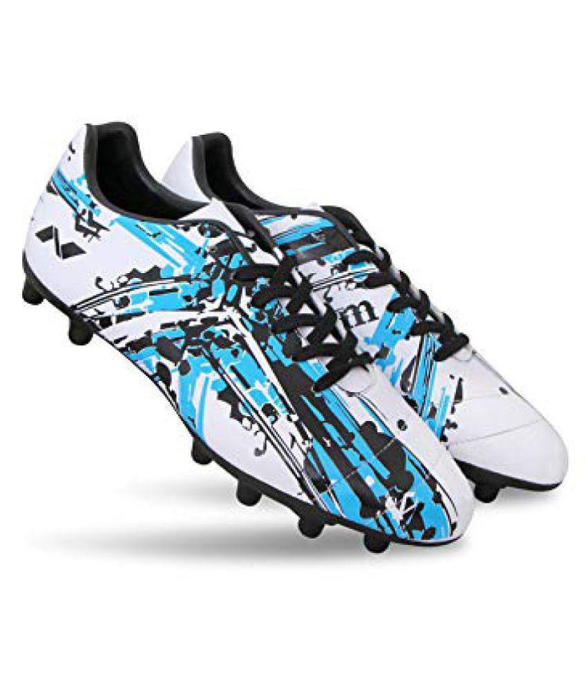 Latest Men Nivia Storm Football Shoe Studds Unisex White - 5 UK 2025 at ShopCircuit | ONDC