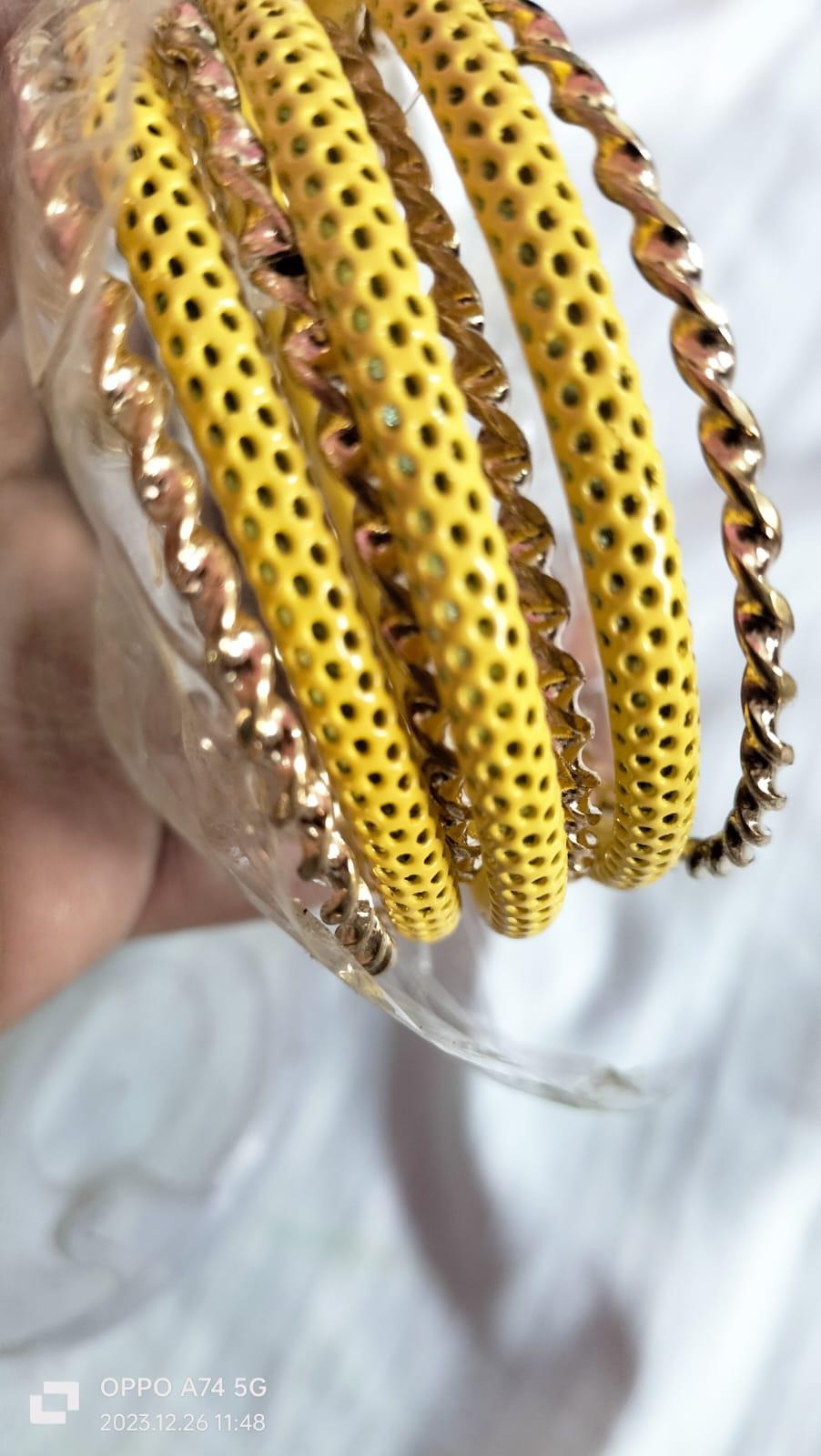 ZINEKA Metal Beads, Zircon Gold-plated Bangle Set Price in India - Buy  ZINEKA Metal Beads, Zircon Gold-plated Bangle Set Online at Best Prices in  India | Flipkart.com