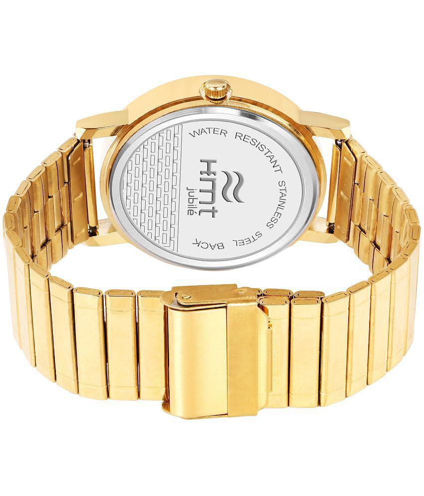 Hemt - Gold Metal Analog Mens Watch