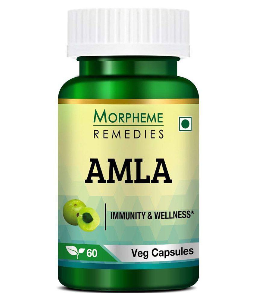 Morpheme Remedies Amla 500 mg - 60 Veg Capsules