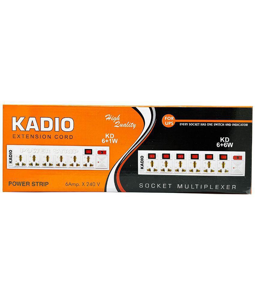 Kadio 6 Socket Extension Board