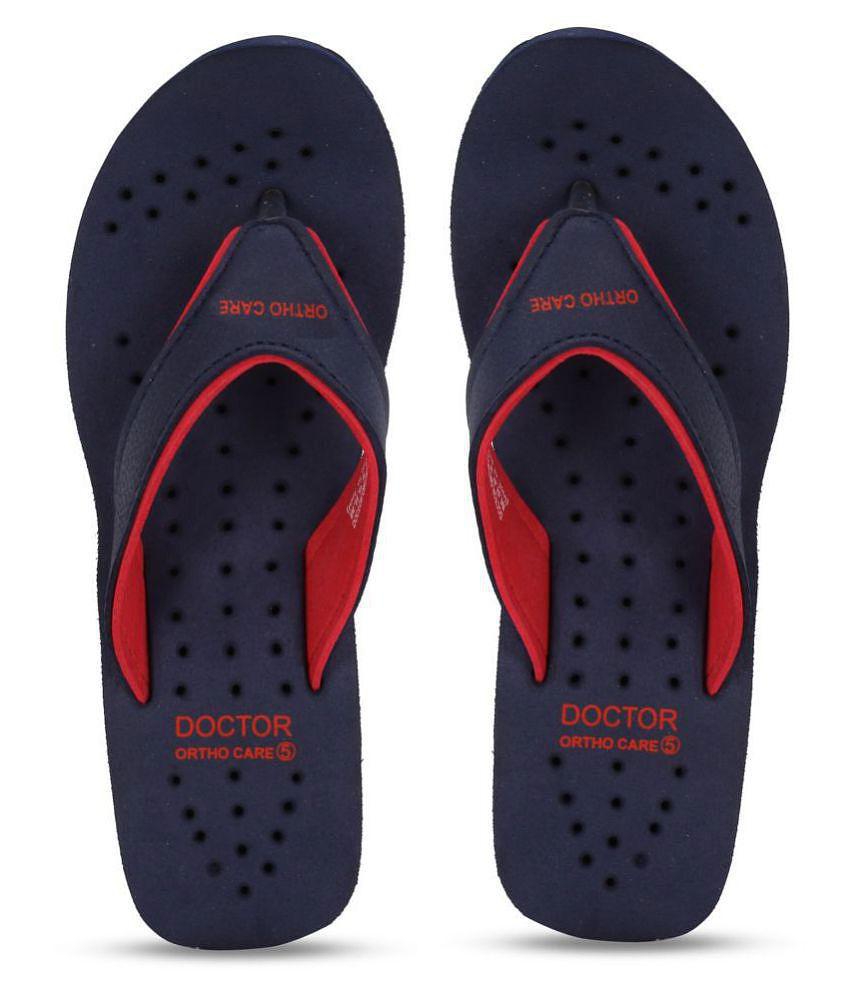 DOCTOR EXTRA SOFT - Multicolor Women''s Thong Flip Flop - 5