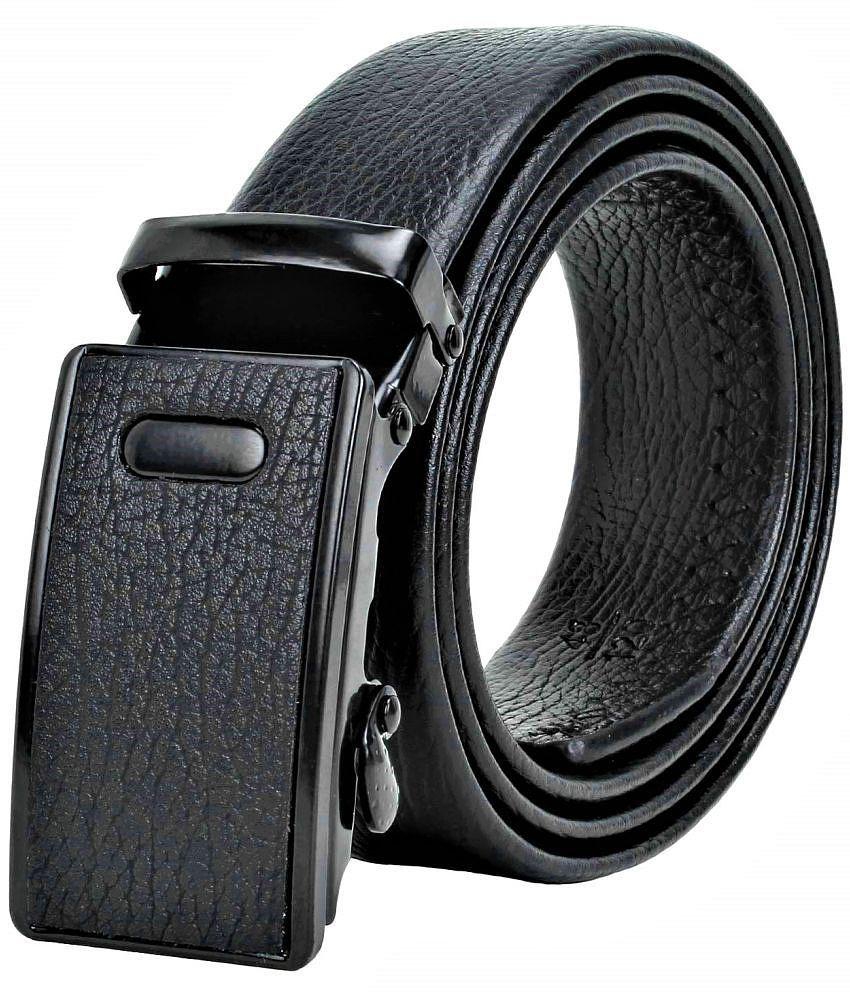 Buy Online Garg Store Zacharias - Black Canvas Men's Formal Belt ( Pack of 1 ) - None