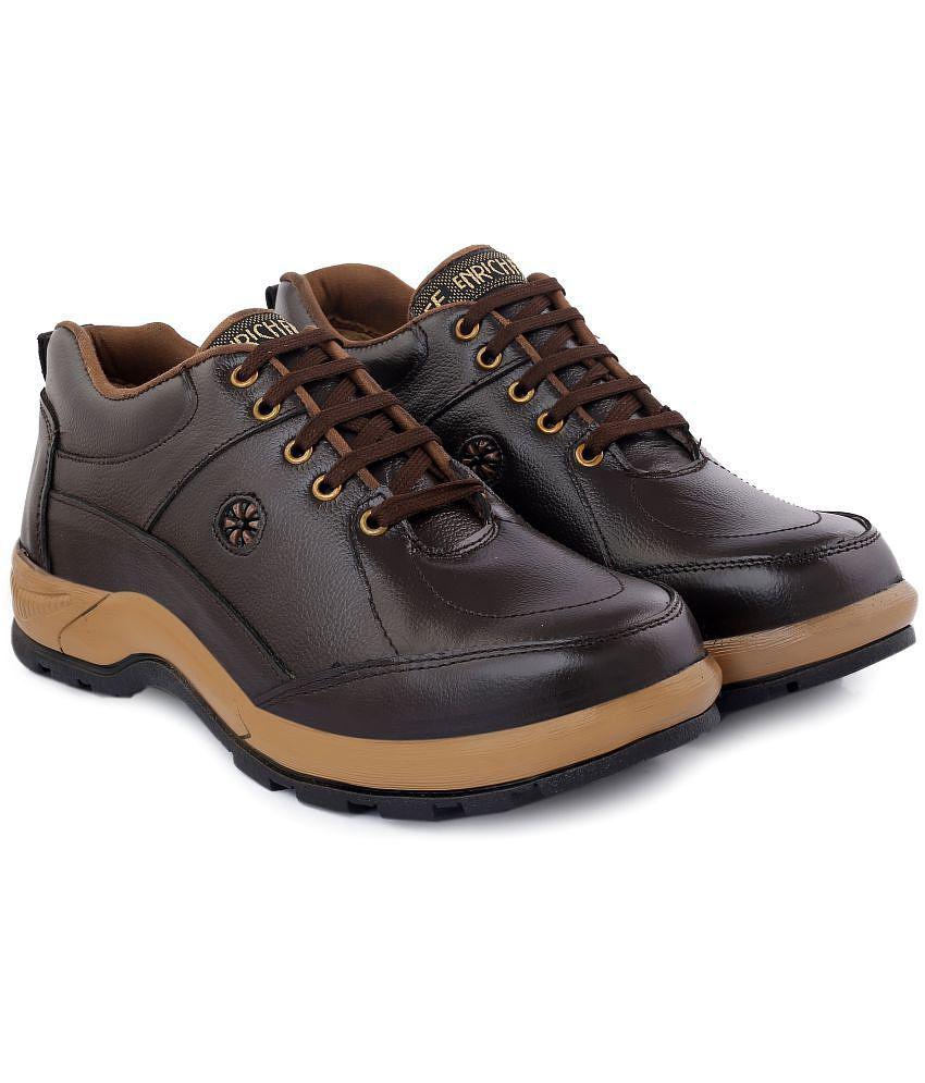 Exclusive Men Enrich Field 35 Brown Mens Lifestyle Shoes - None 2025 at ShopCircuit | ONDC