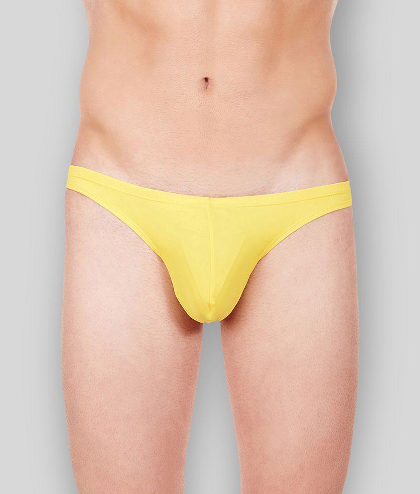 Best Men La Intimo - Yellow Cotton Blend Men's Thongs ( Pack of 1 ) - M 2025 at ShopCircuit | ON