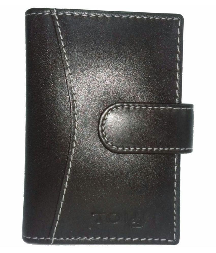 Tough Bi-Fold Brown Card Holder - Brown