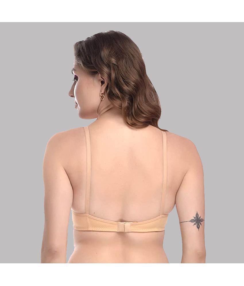 Stylish Men Kiran Enterprises - Multicolor Cotton Blend Non Padded Women's Everyday Bra ( Pack o