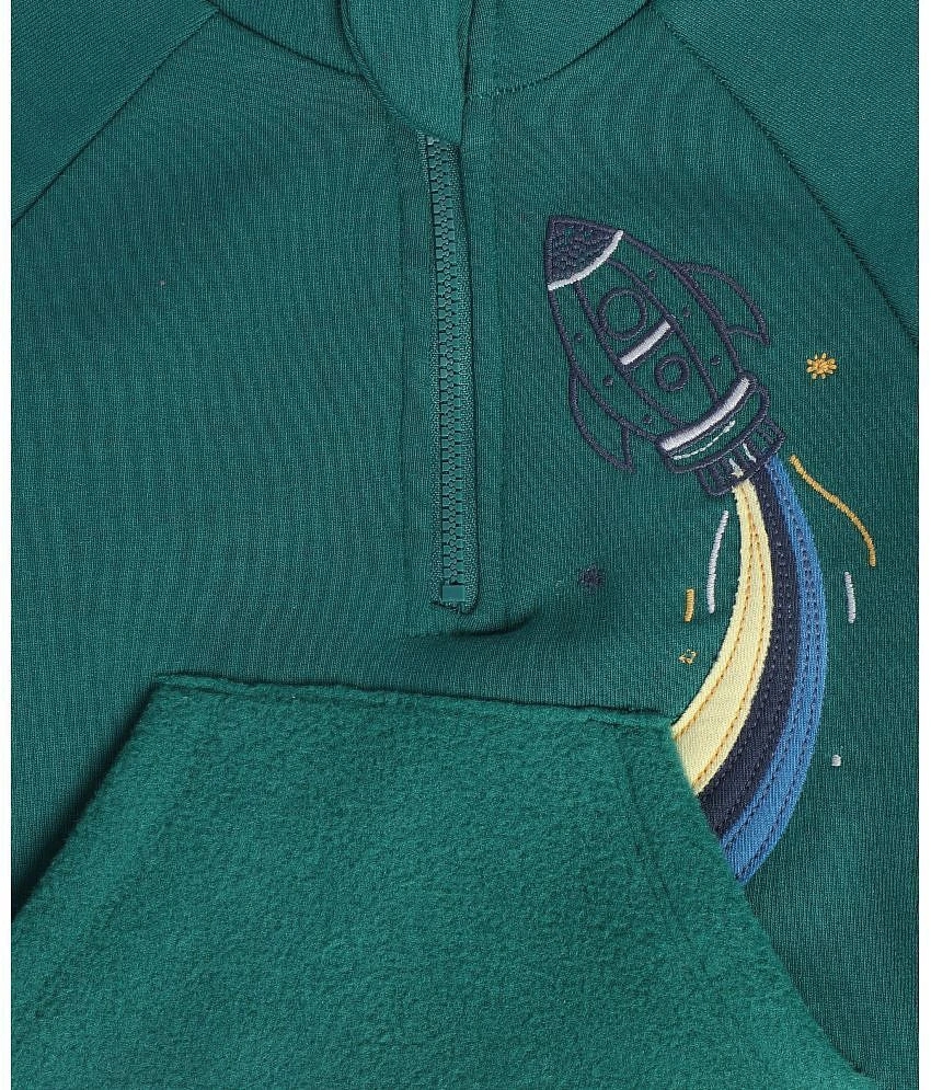 Buy Online Miniklub Retail Private Limited MINIKLUB GREEN SWEAT SHIRT For BABY BOYS - None