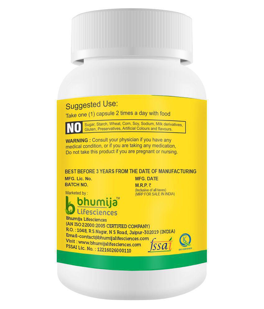 BHUMIJA LIFESCIENCES Curcumin Capsules 90 no.s Pack of 3