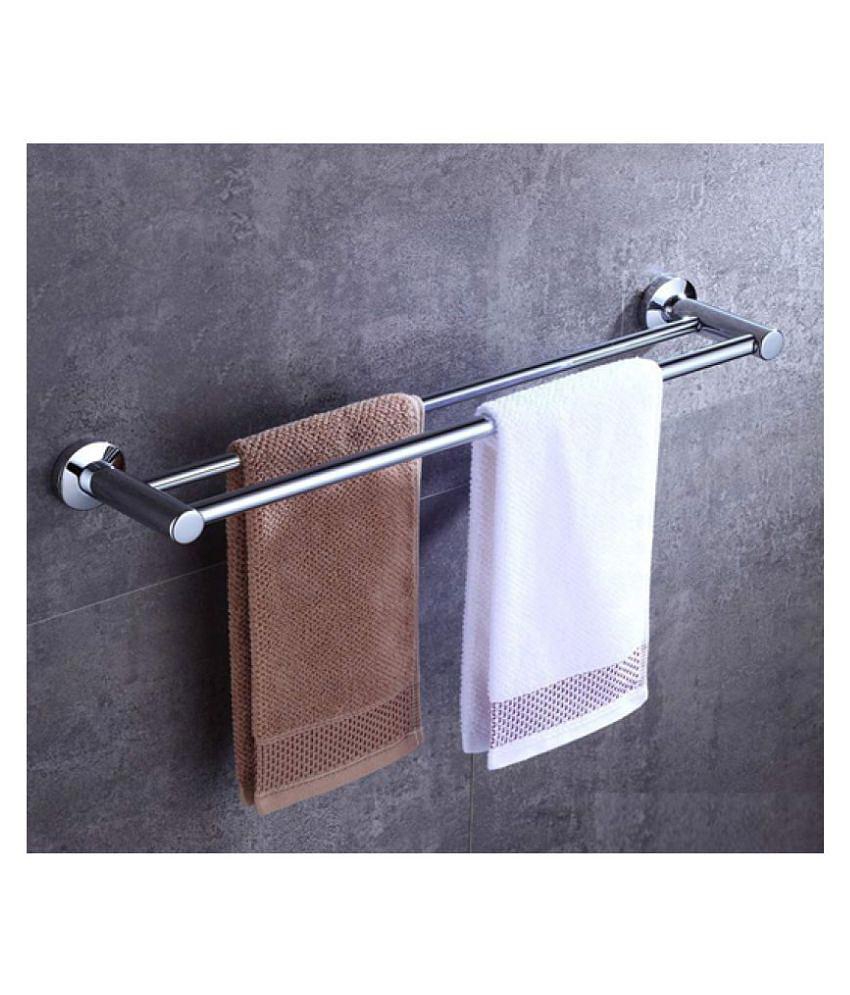 Manvi Manvi Premium Bath Accessories Stainless Steel Towel Rod