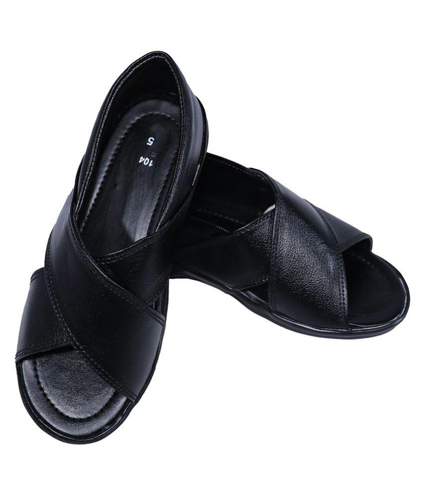 Sophisticated Men RAGE GAZE - Black  Men's Sandals - 7 2025 at ShopCircuit | ONDC