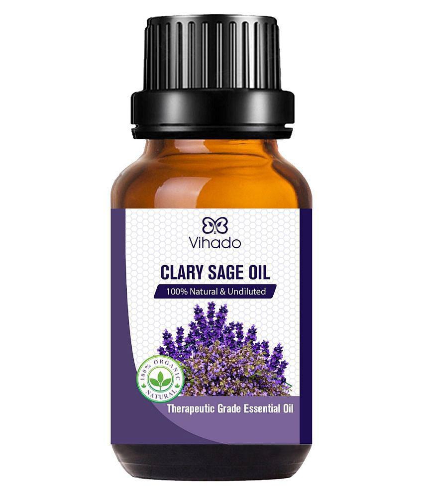 Vihado - Clary Sage Oil Essential Oil 10 mL (Pack of 1)