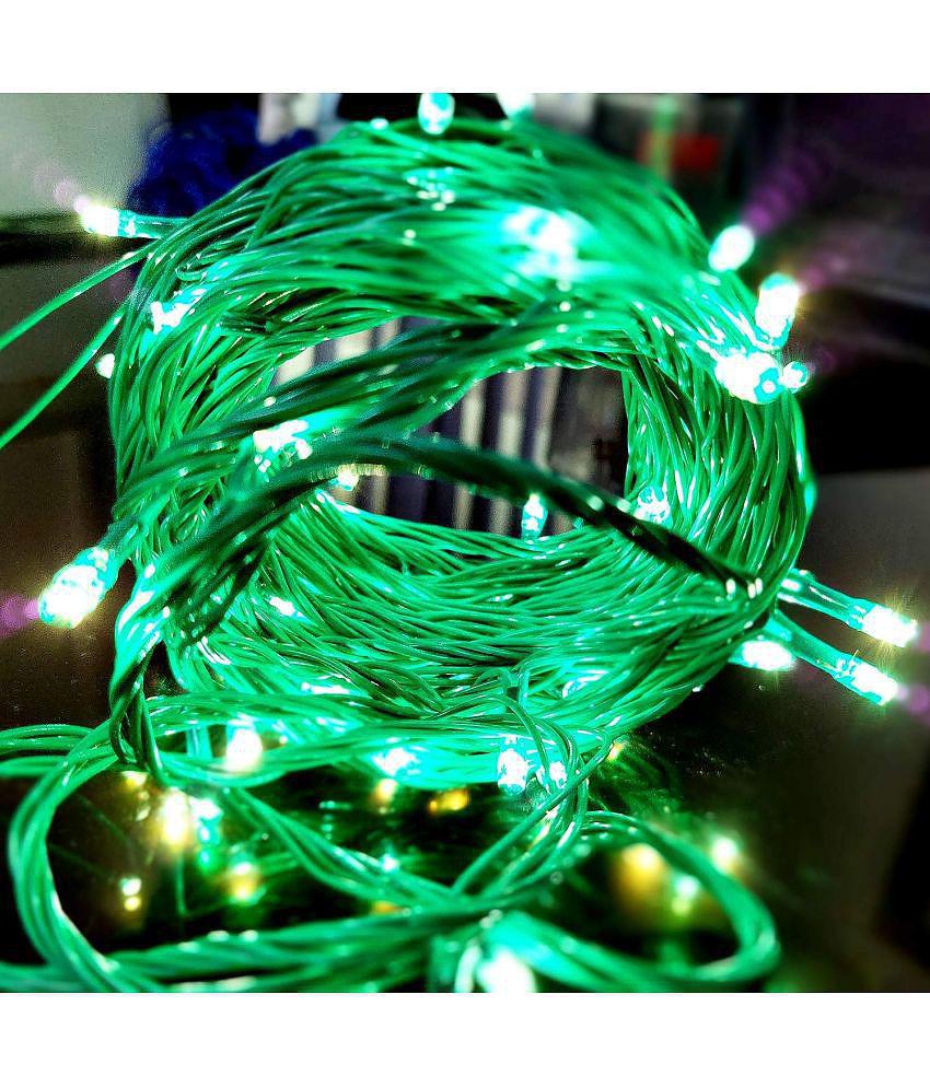 DAYBETTER - Green 15Mtr String Light ( Pack of 1 ) - Green