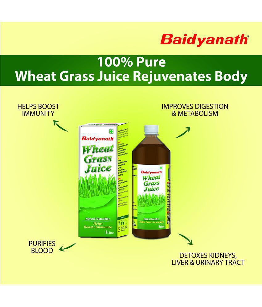 Baidyanath Wheatgrass Juice 1 L â?? Natural Detoxifier