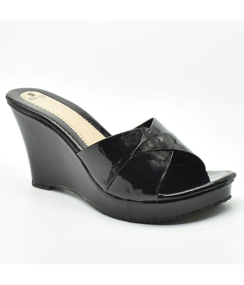 Dream Makers - Black Women's Slip On Heels - None