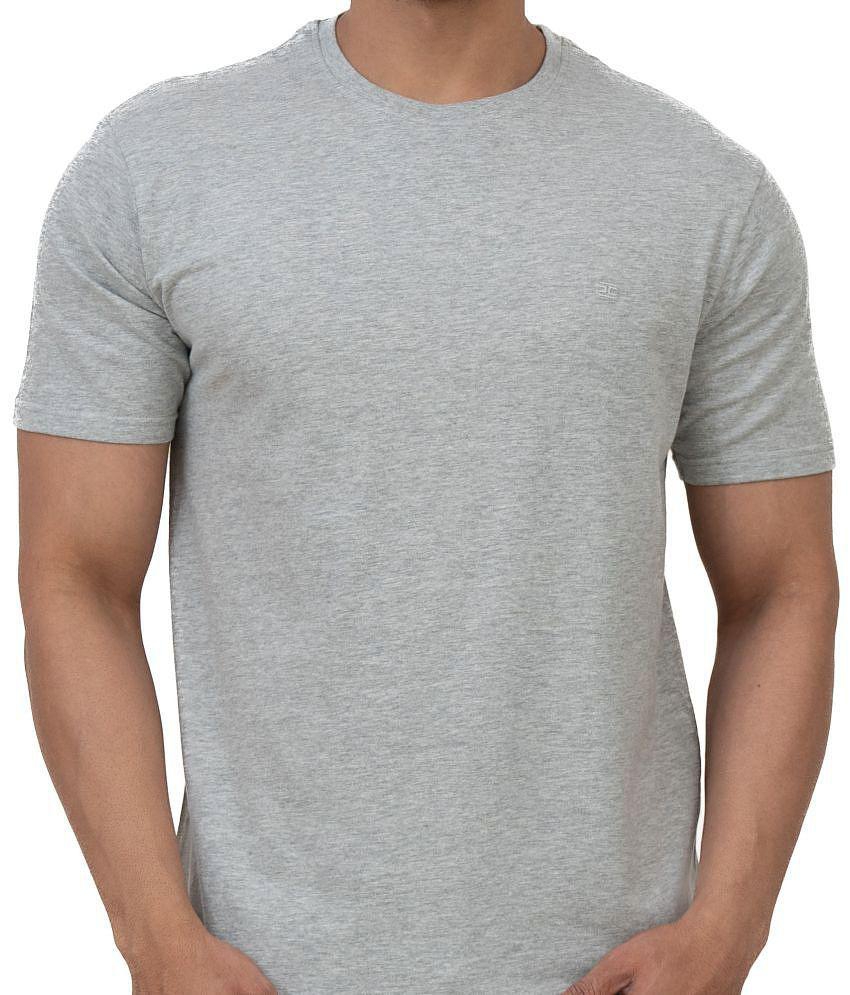 Best Women Cotstyle - Grey Cotton Regular Fit Men's T-Shirt ( Pack of 1 ) - None 2025 at ShopCir