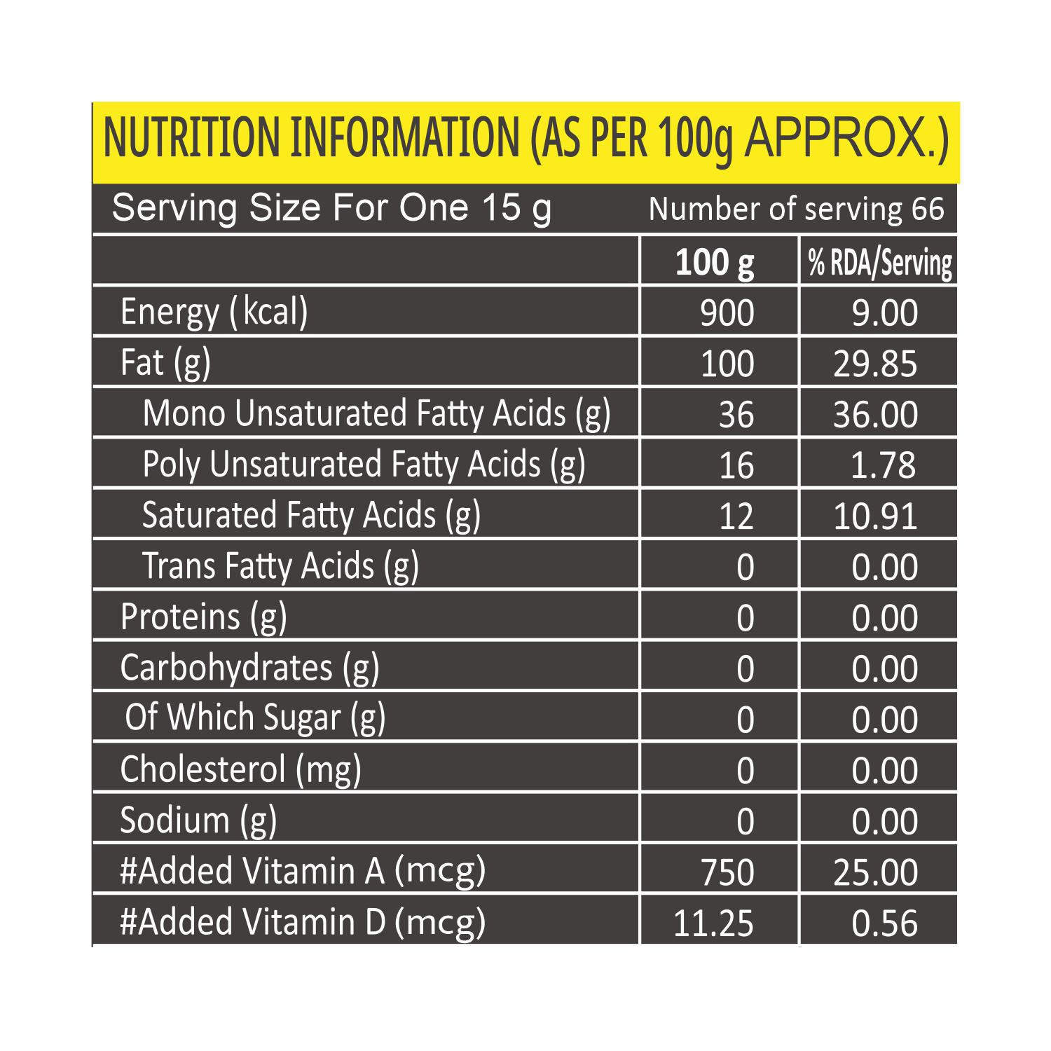 OREAL YELLOW MUSTARD OIL 1 LTR