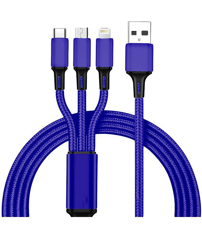 NBOX - Blue 3A Multi Pin Cable 1.2 Meter - Blue