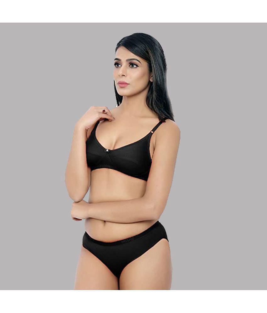 Top Men Kiran Enterprises - Multicolor Cotton Blend Non Padded Women''s Everyday Bra ( Pack of 3