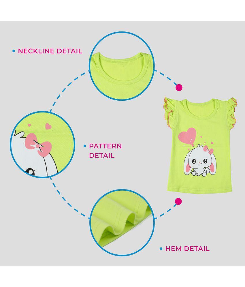 Latest Men CATCUB - Green Cotton Girls Top With Shorts ( Pack of 1 ) - None 2025 at ShopCircuit 