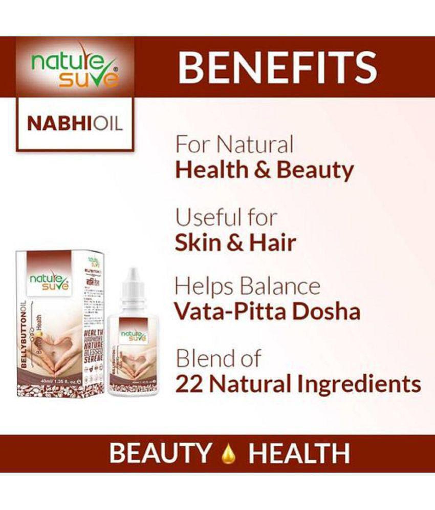 Nature Sure Belly Nabhi Oil for Health and Beauty Oil 40 ml Pack Of 1