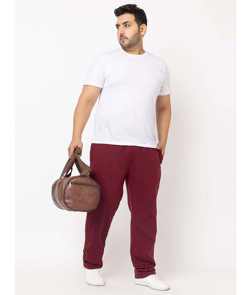 Affordable Women YHA - Wine Fleece Mens Trackpants ( Pack of 1 ) - None 2025 at ShopCircuit | ON