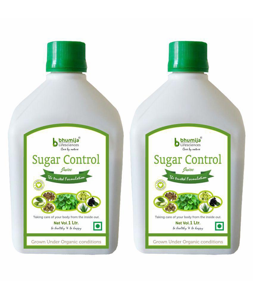 BHUMIJA LIFESCIENCES Sugar Control Juice  Health Drink Liquid 2 l Pack of 2