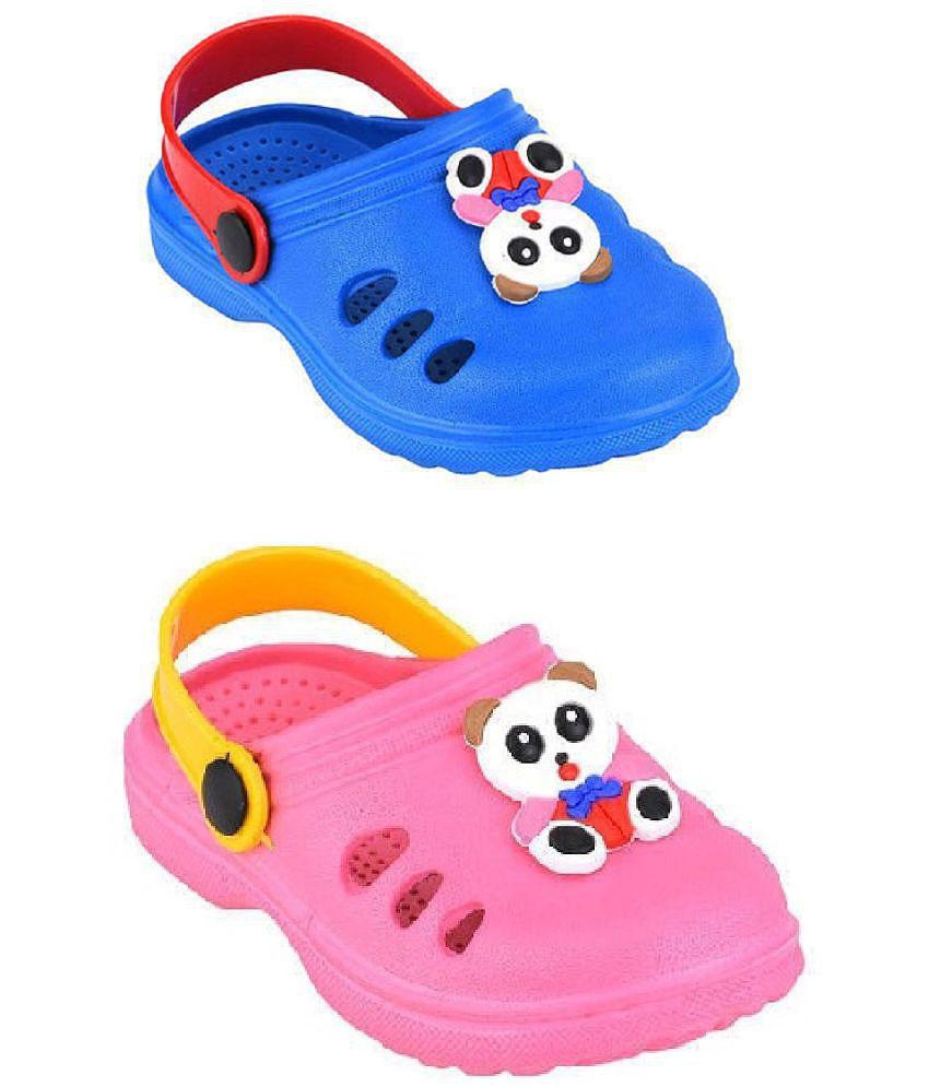 NEOBABY Casual Clog for Kids Boys and Girls(Pack of 2) - None