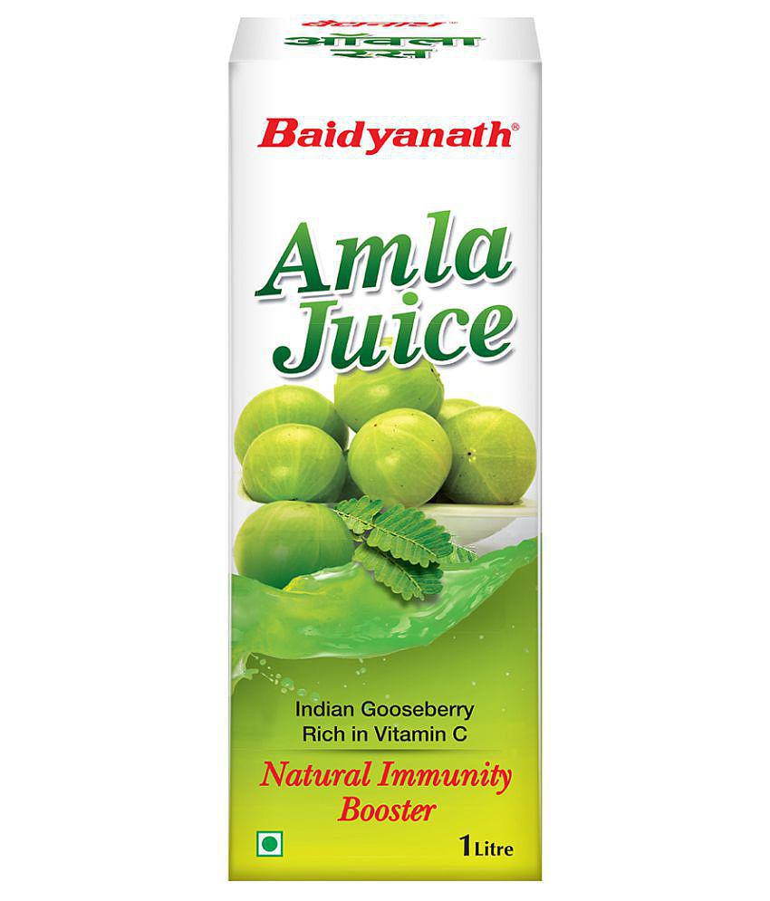 Baidyanath Amla Juice - 1 Ltr (Pack of 4)