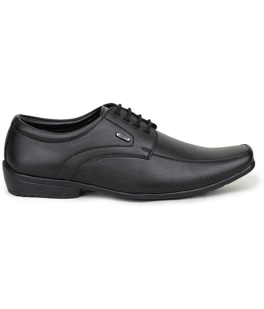 Top Men Liberty - Black Men's Derby Formal Shoes - None 2025 at ShopCircuit | ONDC