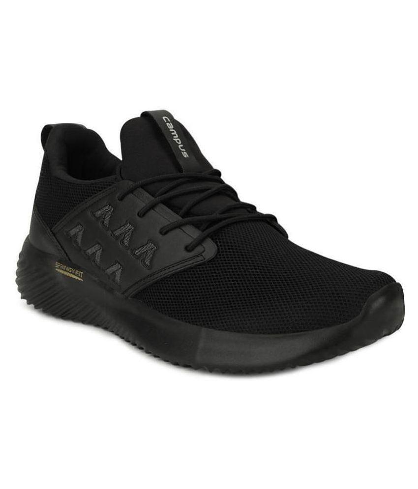 Campus BROKLYN Black Running Shoes - 8