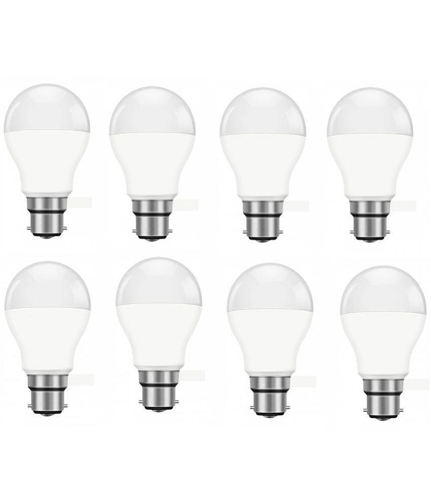 Lenon - 9W Cool Day Light LED Bulb ( Pack of 8 )