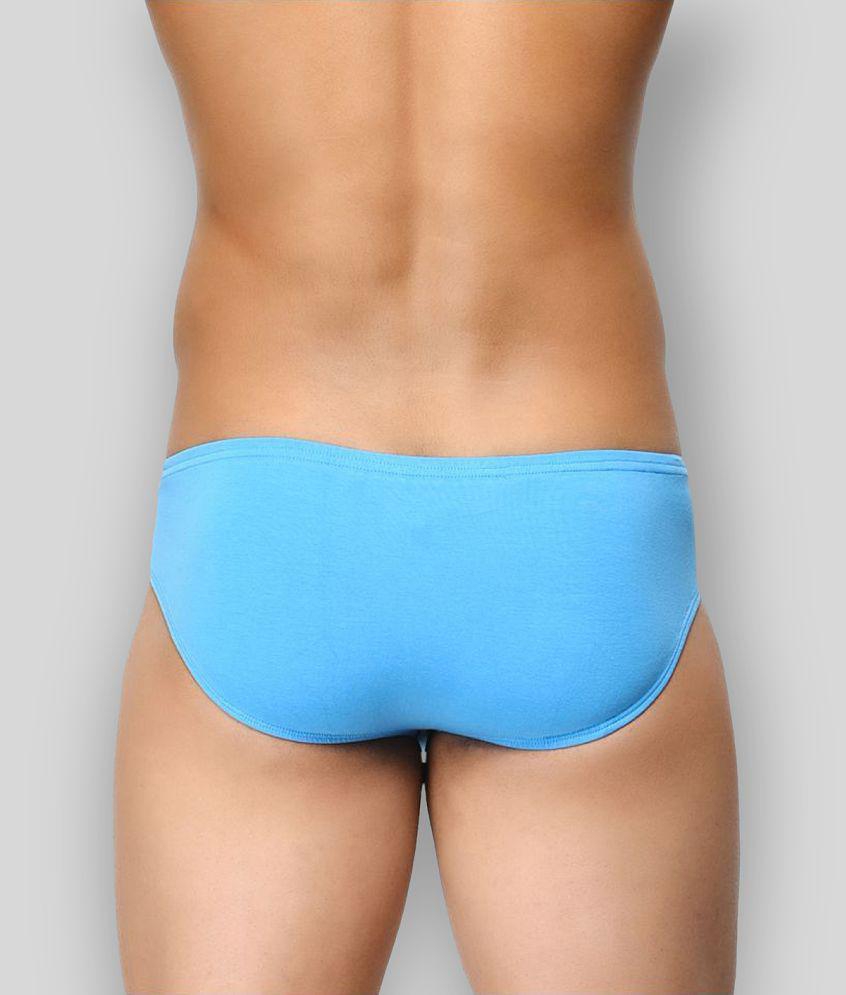 Sophisticated Men BASIICS By La Intimo - White Cotton Blend Mens Briefs ( Pack of 2 ) - L 2025 a