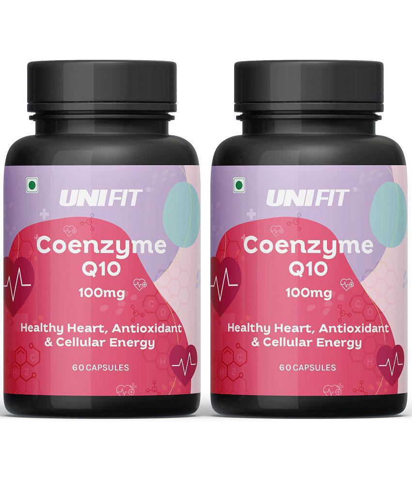 Unifit Coenzyme Q10 - COQ10 100mg High Absorption Capsule 60 no.s Pack of 2