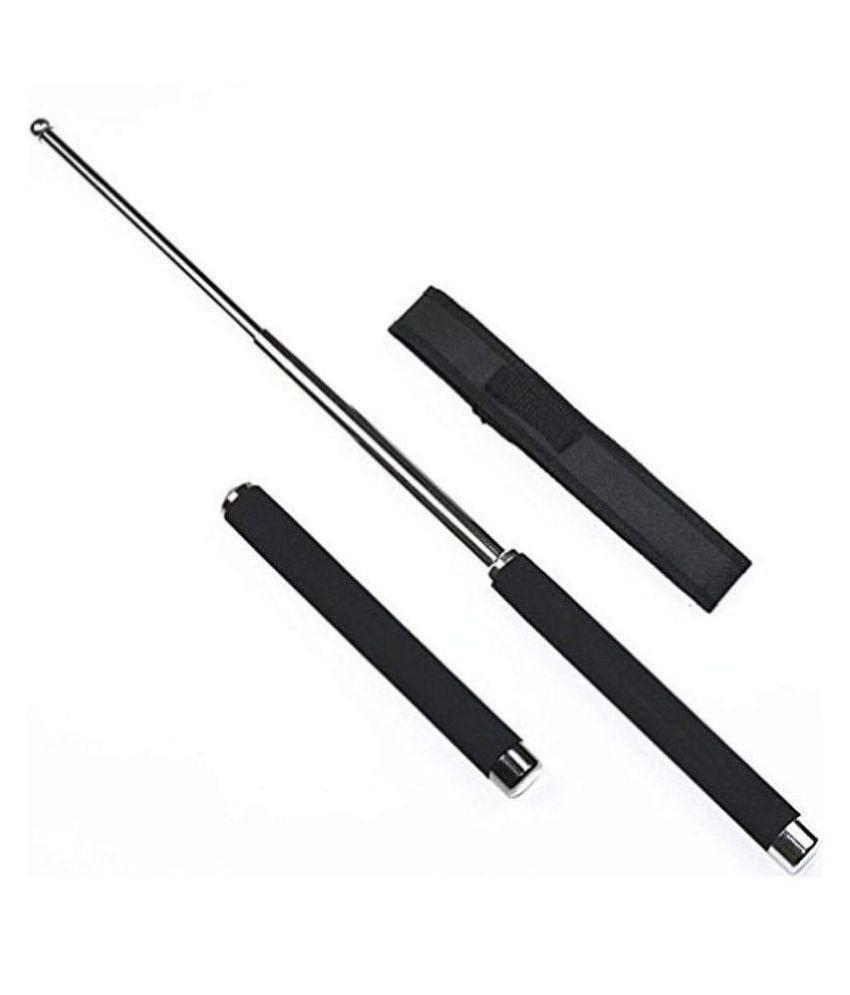 Taag Multifunction Portable Heavy Metal Collapsible Stainless Steel Safety Stick Self Defence Rod